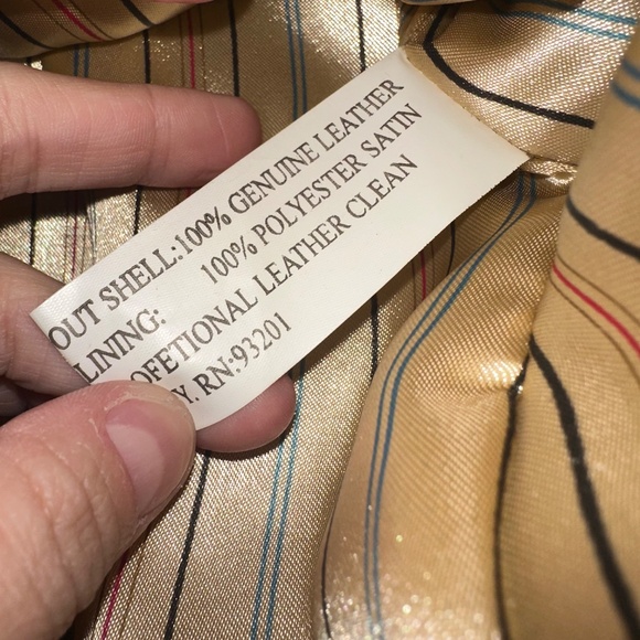 Hypo Active Genuine Leather Black Western Style Blazer Sz Medium - Picture 5 of 9